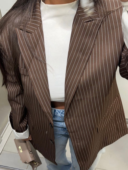 Blazer à rayure